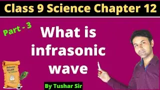 What is infrasonic wave | Class 9 science chapter sound | Range of frequencies