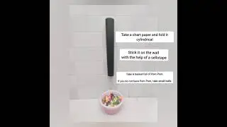 Ball And Pompom Drop Activity/ Gross Motor Skills Activity/ Hand Eye Coordination Play