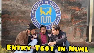 Entry Test In NUML Islamabad || NUML University Islambad || vlog 16