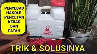 Cara mengatasi handle pencetan sprayer elektrik pertanian keras 