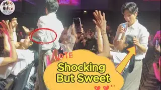 😲 Park Bo Gum&rsquo;s Shocking Accident with a Fan Turns Into the Sweetest Moment 💖 | BE WITH YOU 2025