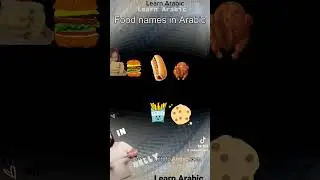 Arabic pronunciation: Food names in Arabic 😃