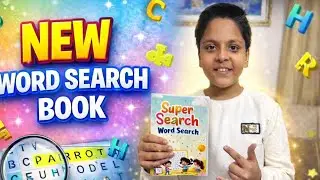 I REVEAL MY NEW WORD SEARCH BOOK