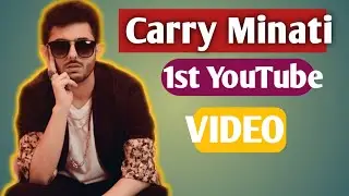 CarryMinati first video on YouTube | carryminati ka pahla video | first video of carryminati❤️😍🥰🤩