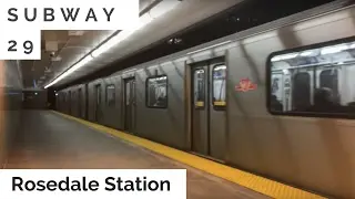 TTC SUBWAYS 29 | Arrival at Rosedale Station [4K]