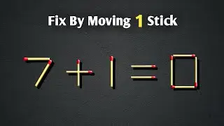5 Very hard matchstick puzzle that will trick your mind | Matchstick Puzzle #17