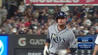 TB@NYY: Duda launches his first homer with the Rays