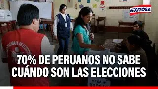 🔴🔵 Elecciones 2026: 70 % de ciudadanos desconoce que comicios se realizar&aacute;n el 12 de abril