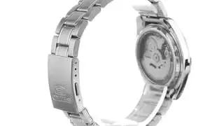 Seiko Men's SNKL41 Seiko 5 White Dial Stainless Steel Automatic Watch 2