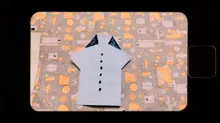 how to make simple paper 👕 origami T shirt #craftingwithkids #diy#pubgmobile #paper