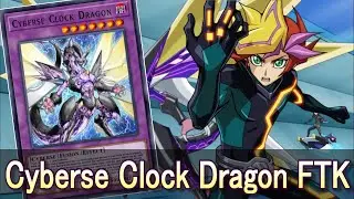 [Yu-Gi-Oh! Duel Links] Cyberse Clock Dragon FTK (with 8000+ score)(Summoner Monk ver.)