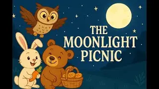 The Moonlight Picnic 🌙 | Bedtime Story for Kids | Gentle Moral Story to Fall Asleep