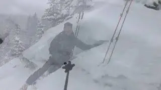 Remotely Triggered Avalanche, La Sal Mountains