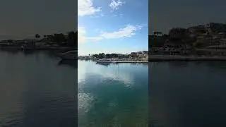 Nea Marmara Greece 🇬🇷 | Walk Through the Center & Boat Marina | 25&deg;C October Vibes