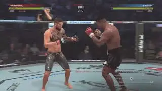 EA SPORTS UFC 5  topuria vs Tyson , ko brutal PS5