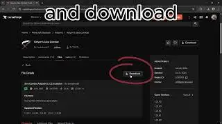 How to download and install addons from curseforge