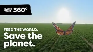Fly Around These Sustainable Dairy Farms | Dairy Tour 360 VR &ndash; Intro
