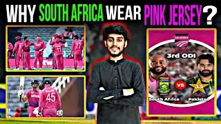 Why South Africa Wear Pink Jersey?|Pak VS SA 3rd Odi🇿🇦🇵🇰🏏#pakvssa#3rdodi #cricketnews#pakcricketfans
