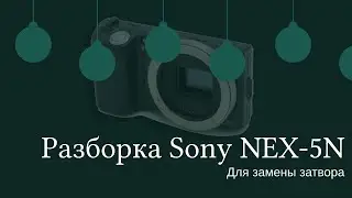 Разборка Sony Nex-5N/Disassembly Sony Nex-5N