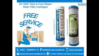 So Safe Triple & Dual Water Filter Cartridges