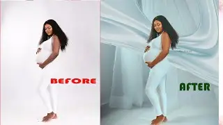 creative maternity shoot