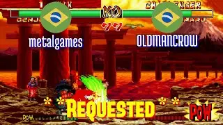 FT5 @samsho2: metalgames (BR) vs OLDMANCROW (BR) [Samurai Shodown II Fightcade] Aug 5