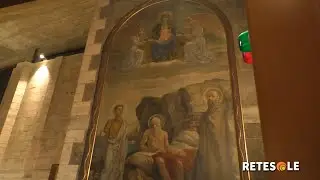 Chiesa di San Marco Evangelista a Roma: completato il restauro della pala della Madonna dell'Esilio