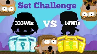 Growtopia| 3Dls Set Challenge Vs 14Wls OMG!!!