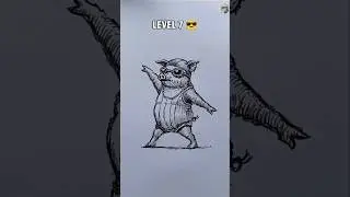 Drawing Pig in different level #ytshorts #drawing #art #howtodraw #letsdrawtogether #pigdrawing