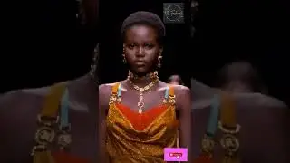 Adut Akech for Versace Fall 2019
