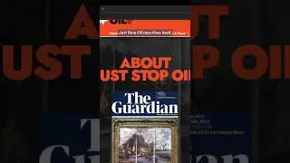 Just Stop Oil protesters smash artwork #shorts #viral #art #news #protest #climate #newsrefresh