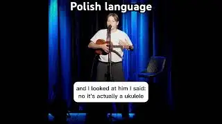 Polish language can be misleading 😅 #standupcomedy #ukulele #polishlanguage #polish #funny #jokes