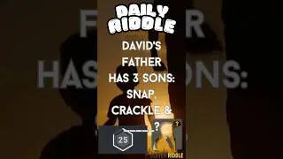 Today's #DailyRiddle: What is His Name?  #riddles #braingames #brainteaser #challenge #dailyriddles