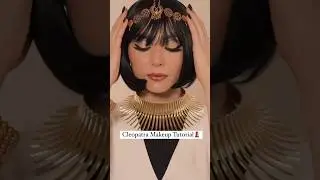 Cleopatra Makeup Tutorial #shorts #halloweenmakeuplook