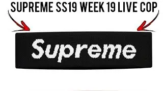 Supreme WEEK 19 SS19 LIVE COP (THREE HEADBANDS)
