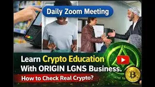 Crypto Portfolio Management with Origin Lgns I Zoom Meeting Crypto Education I #origin #lgns #crypto