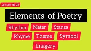Elements of Poetry / Poem.