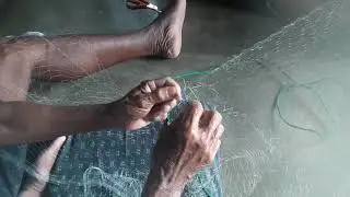 VLG#7BE THE BEST FISHING NET REPAIRING SERVICES|PATCHING AND MENDING NET|ISLANDERS MINI TV.