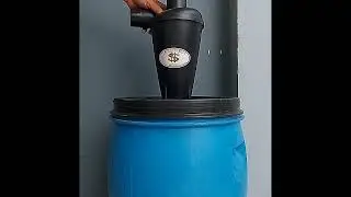 DIY - How to build a mini dust collection system with cyclone / Hướng dẫn lắp cyclone h&uacute;t bụi c&ocirc;ng