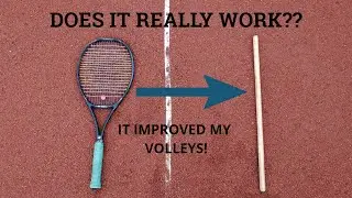 Playing STICK TENNIS! *Literally*