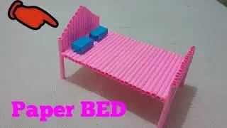 How to make paper BED,,,,,Awesome paper bed