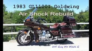 1983 Honda Goldwing GL1100I Rear Air Shock Rebuild