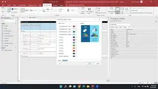 how to apply themes to your form in Microsoft Access