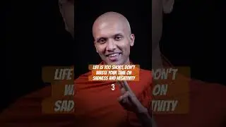 LIFE IS TOO SHORT, DON&rsquo;T WASTE YOUR TIME ON SADNESS & NEGATIVITY#wordsofwisdom  #shortvideo  #reels