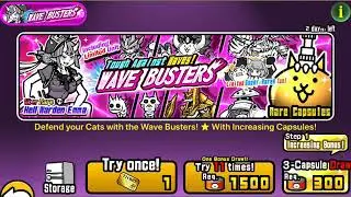 The Battle Cats | 🎉Wave Busters 🎉 (Gacha Event) - How to play 3-5-7 Draw | 10.10.2020