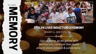 Stolen Lives Induction Ceremony 2026