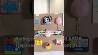 Rating my miniature gacha fidget board ASMR #fidgetboard #asmr #mini #toys
