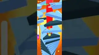 Drop Stack Ball Game Level 184 - short video - More Gaming