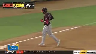 🧡~ Ismael Alc&aacute;ntara conecta Jonr&oacute;n, Toros ganando 12-1 en el 7mo. 