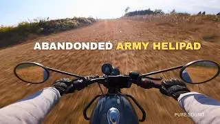 Abandoned Indian Army Helipad l Hunter 350 POV Ride